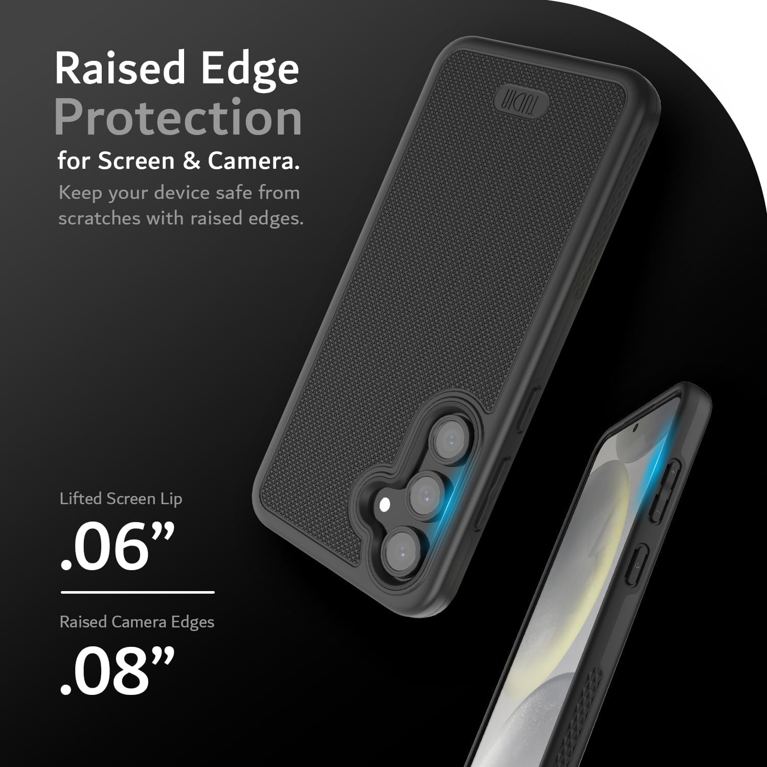 Samsung Galaxy S24 FE Case MergeGrip Military Grade Dual Layer Protection Heavy Duty DualShield Case - TUDIA Products