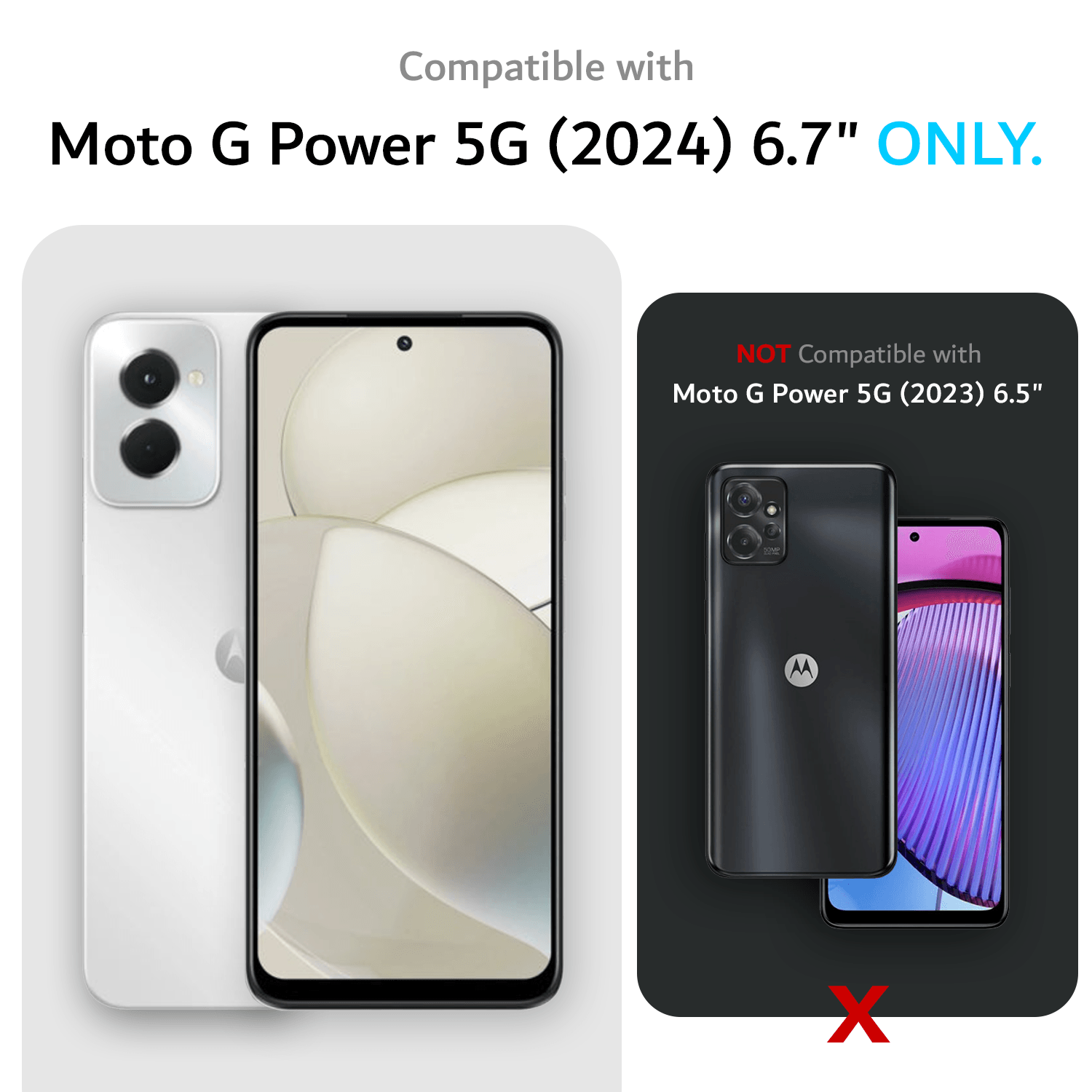 Moto G Power 5G (2024) Case MergeGrip Heavy Duty - TUDIA Products