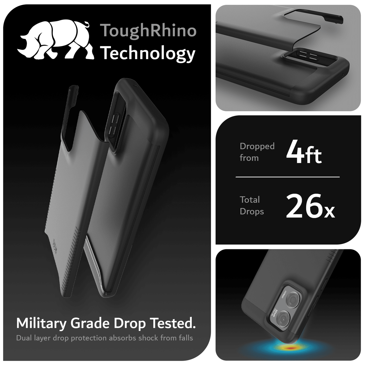 Moto G Stylus 5G (2024) Cover Case MERGE Heavy Duty - TUDIA Products