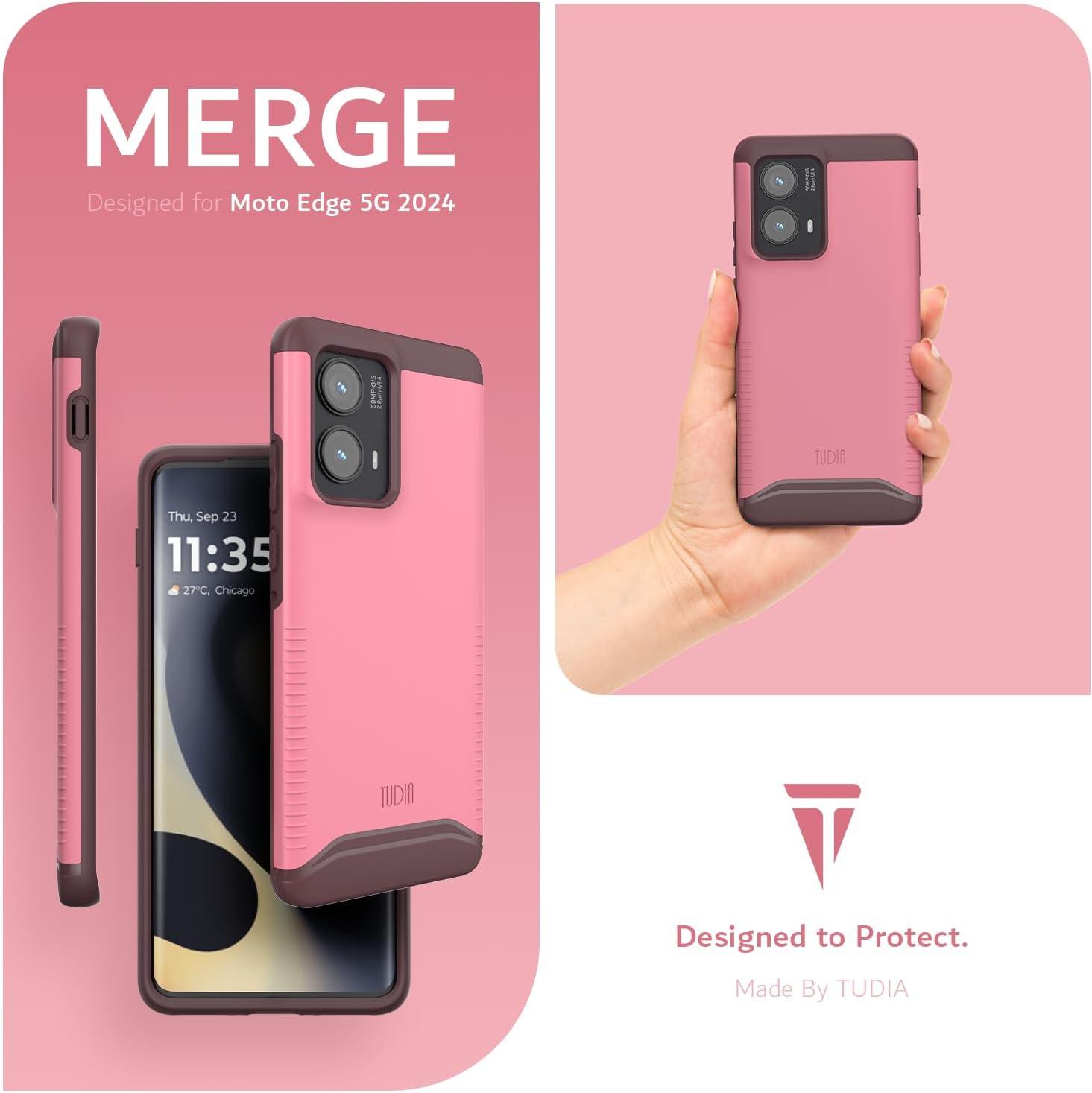 Motorola Edge 2024 Case MERGE Heavy Duty Dual Layer - TUDIA Products