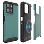 TUDIA Hunter Green MagSafe Merge Case for Moto G Power 5G 2025 – Military Grade Drop Protection & Enhanced Grip

