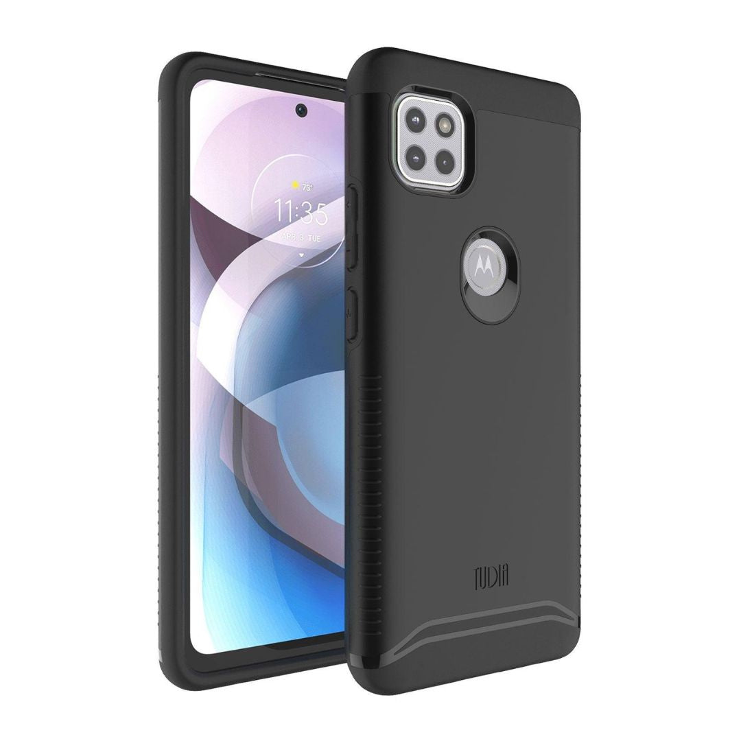 Durable MERGE Heavy Duty Dual Layer Case for Motorola Moto One 5G / 5G UW Ace - Ultimate Protection