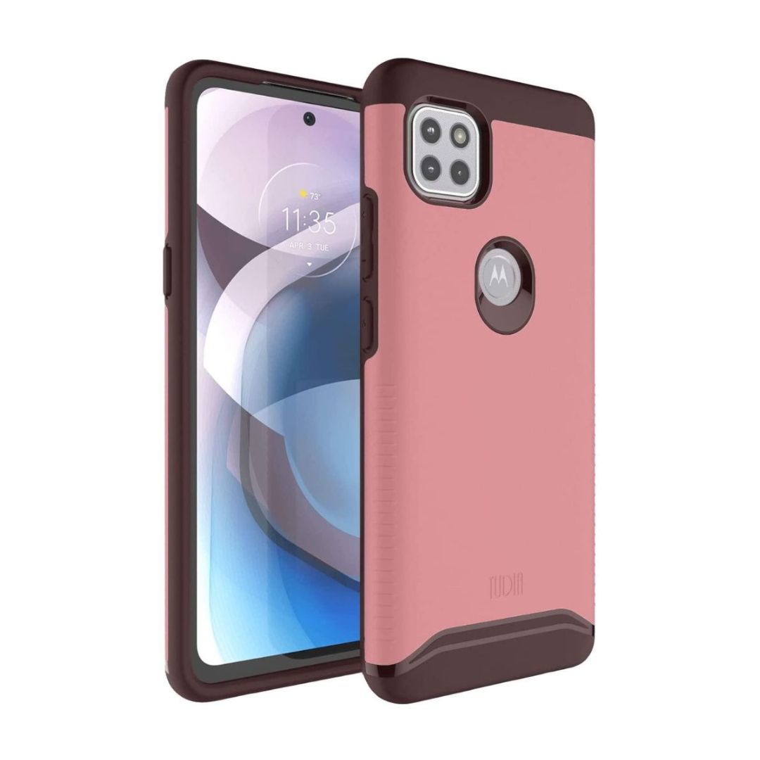 Durable MERGE Heavy Duty Dual Layer Case for Motorola Moto One 5G / 5G UW Ace - Ultimate Protection