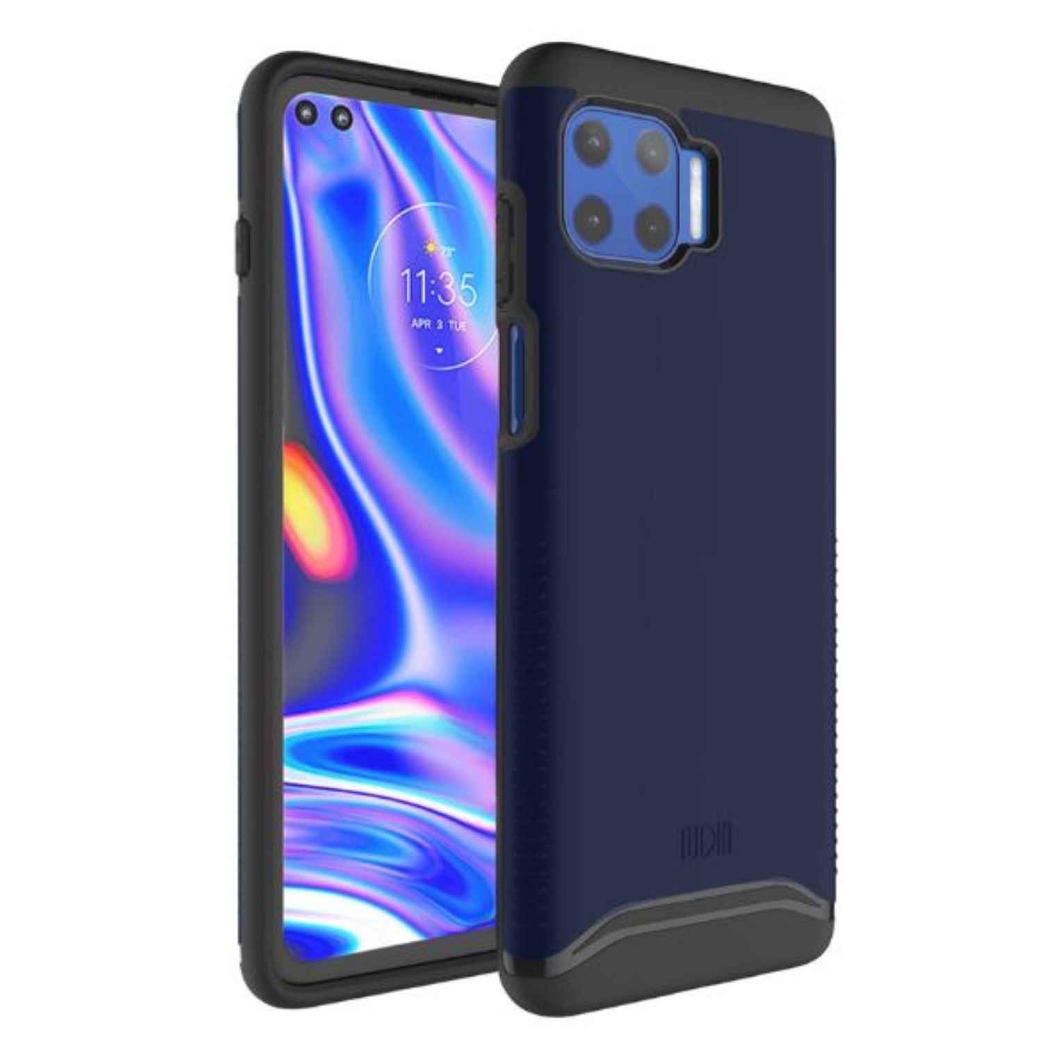 TUDIA Heavy Duty Dual Layer MERGE Case for Motorola One 5G / Moto G 5G Plus – Durable Protection
