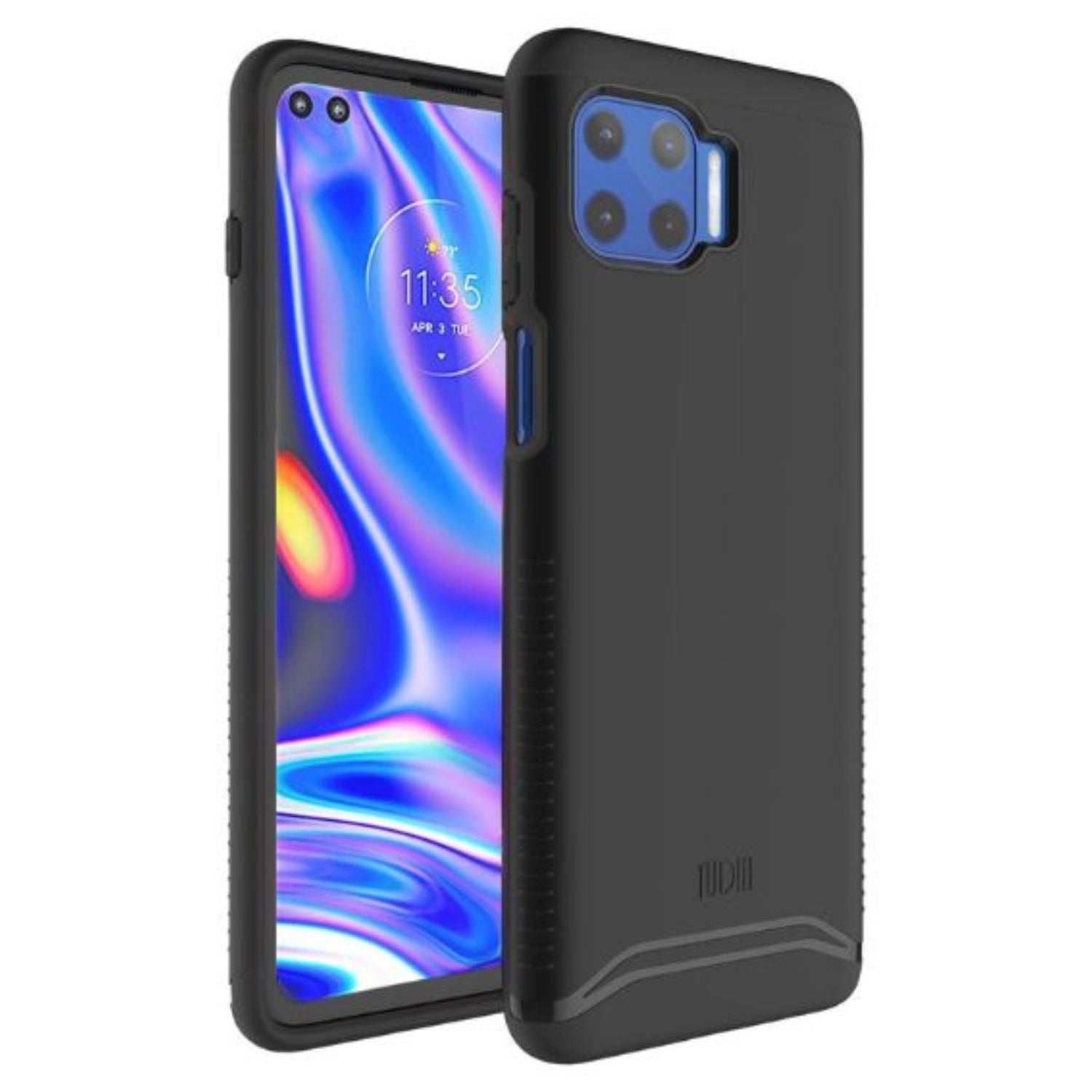 TUDIA Heavy Duty Dual Layer MERGE Case for Motorola One 5G / Moto G 5G Plus – Durable Protection