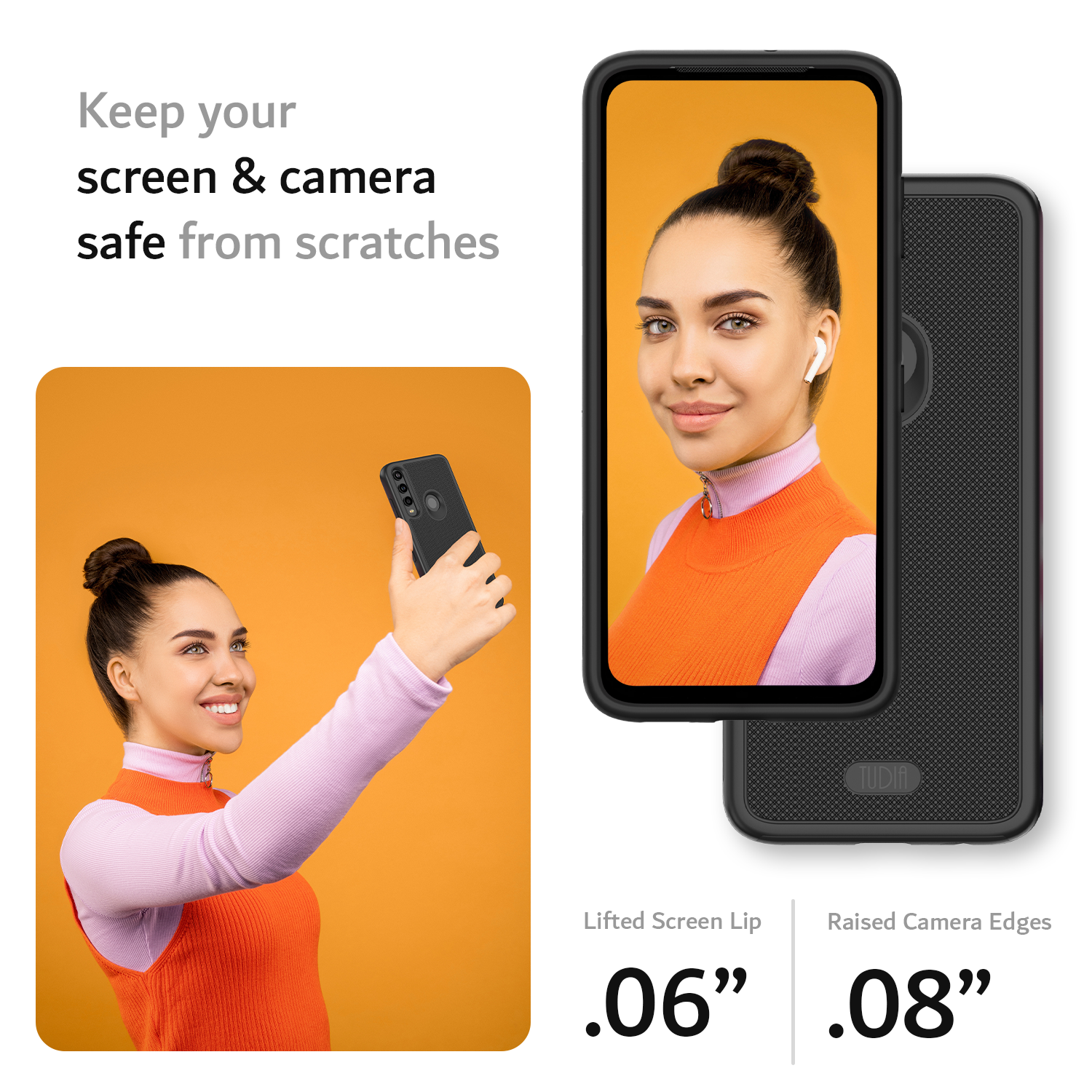 Orbic Myra 5G UW Case MergeGrip Heavy Duty DualShield - TUDIA Products