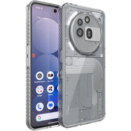 Nothing Phone 3a Pro 2025 LUCION Transparent Anti Slip Protection Case - TUDIA Products