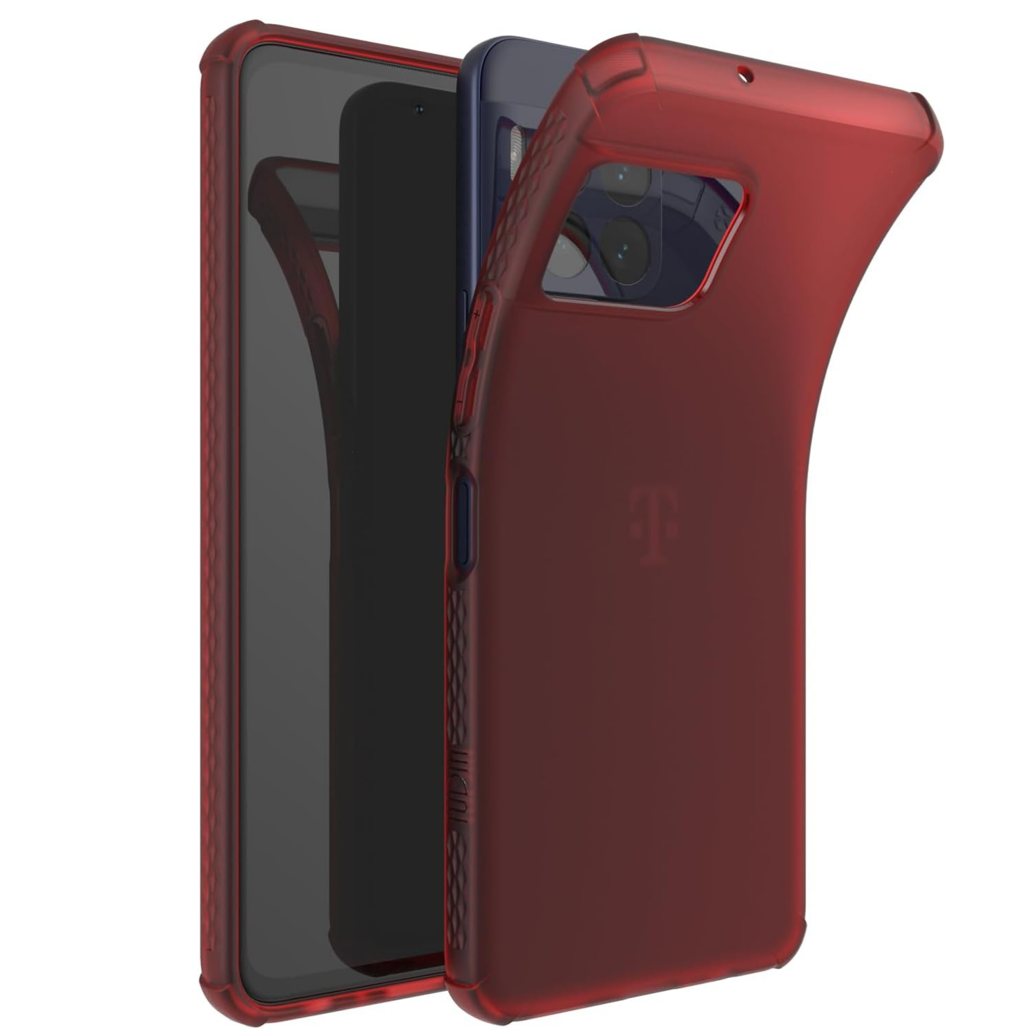 TUDIA SKN Series Slim Case for T-Mobile Revvl 7 Pro 5G – Shockproof, Semi-Transparent TPU Cover