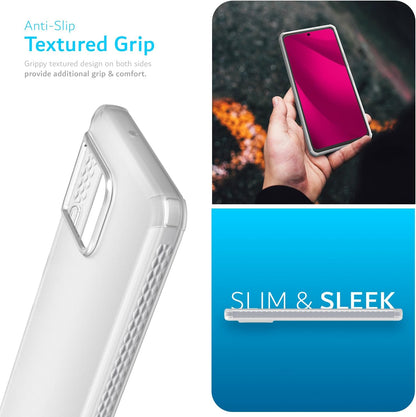 TUDIA SKN Series slim TPU case for T-Mobile REVVL 7 Pro 5G, lightweight shockproof protection with precise fit and soft-touch finish
