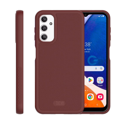 TUDIA LINNGrip Ultra Slim Burgundy Case for Samsung Galaxy A14 5G with Non-Slip Grip and Shockproof Protection