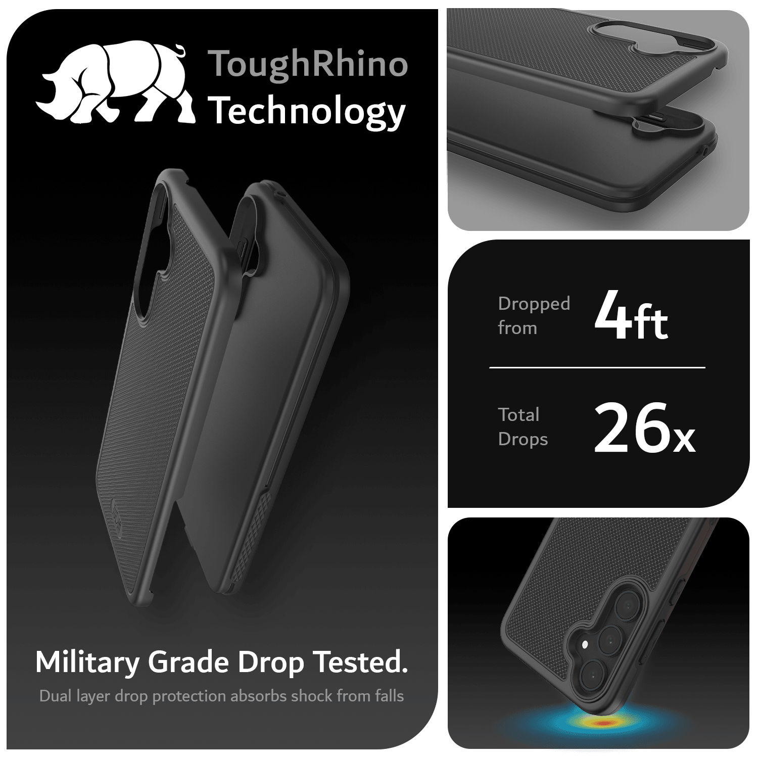 Samsung Galaxy A55 5G Case MergeGrip Heavy Duty - TUDIA Products