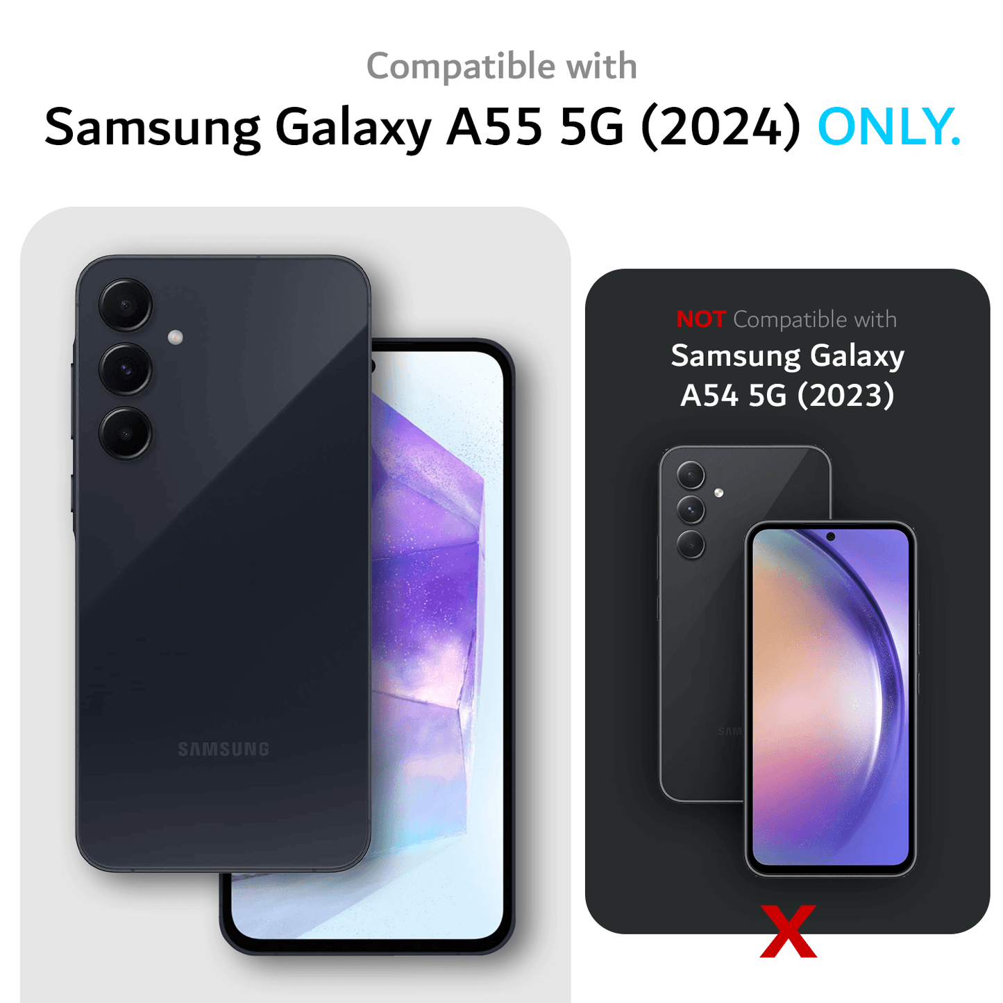 Samsung Galaxy A55 5G Case MergeGrip Heavy Duty - TUDIA Products