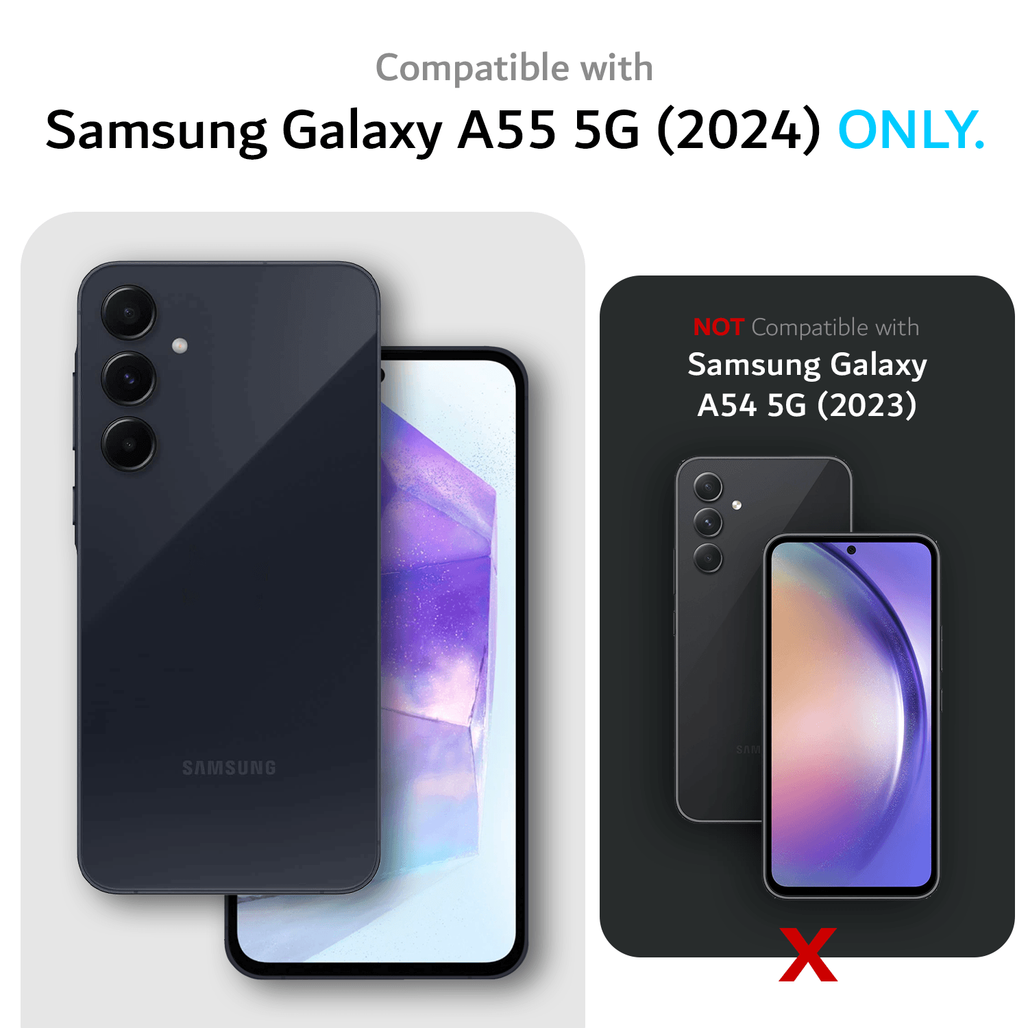 Samsung Galaxy A55 5G Case MergeGrip Heavy Duty - TUDIA Products