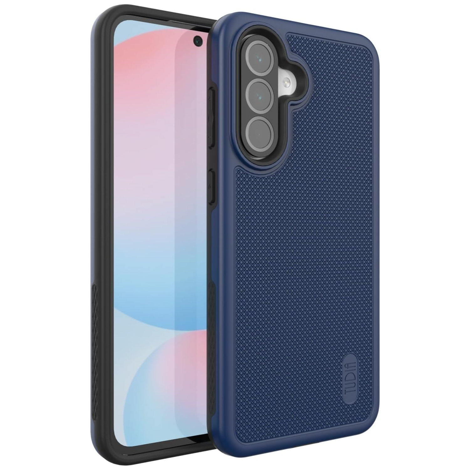 TUDIA indigo blue Merge case for Samsung Galaxy A56 5G – Military Grade, Raised Edge Protection, Drop Tested, Enhanced Grip

