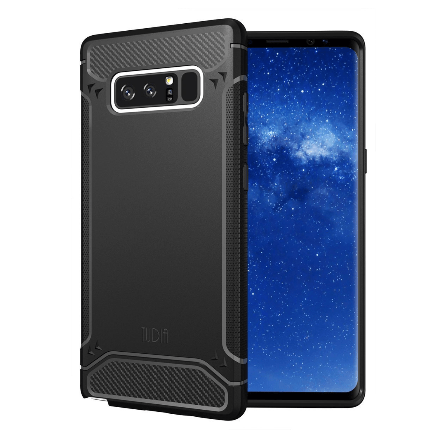 Samsung Galaxy Note 8 Case TAMM Carbon Fiber Grip - TUDIA Products