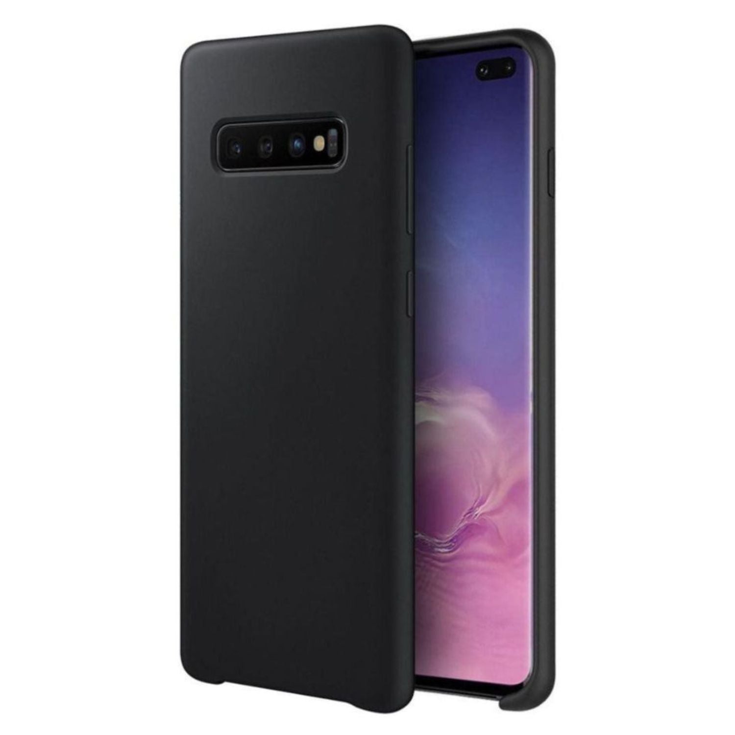 TUDIA Smooth Silicone Case for Samsung Galaxy S10 Plus – Soft and Durable Protection