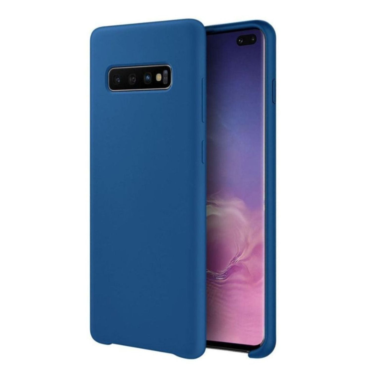 TUDIA Smooth Silicone Case for Samsung Galaxy S10 Plus – Soft and Durable Protection