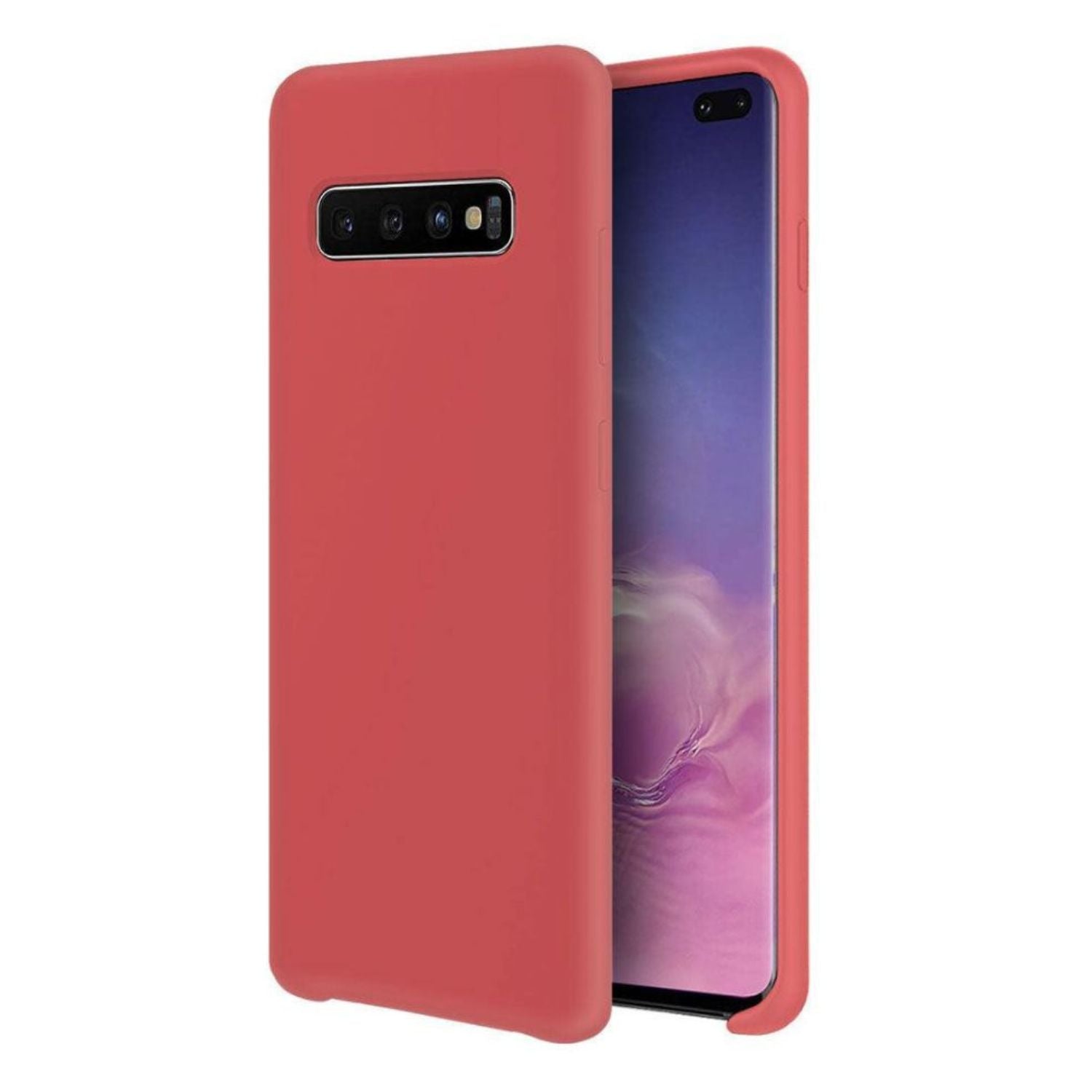 TUDIA Smooth Silicone Case for Samsung Galaxy S10 Plus – Soft and Durable Protection