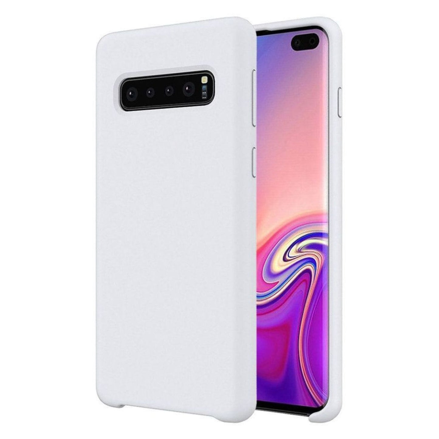 TUDIA Smooth Silicone Case for Samsung Galaxy S10 Plus – Soft and Durable Protection