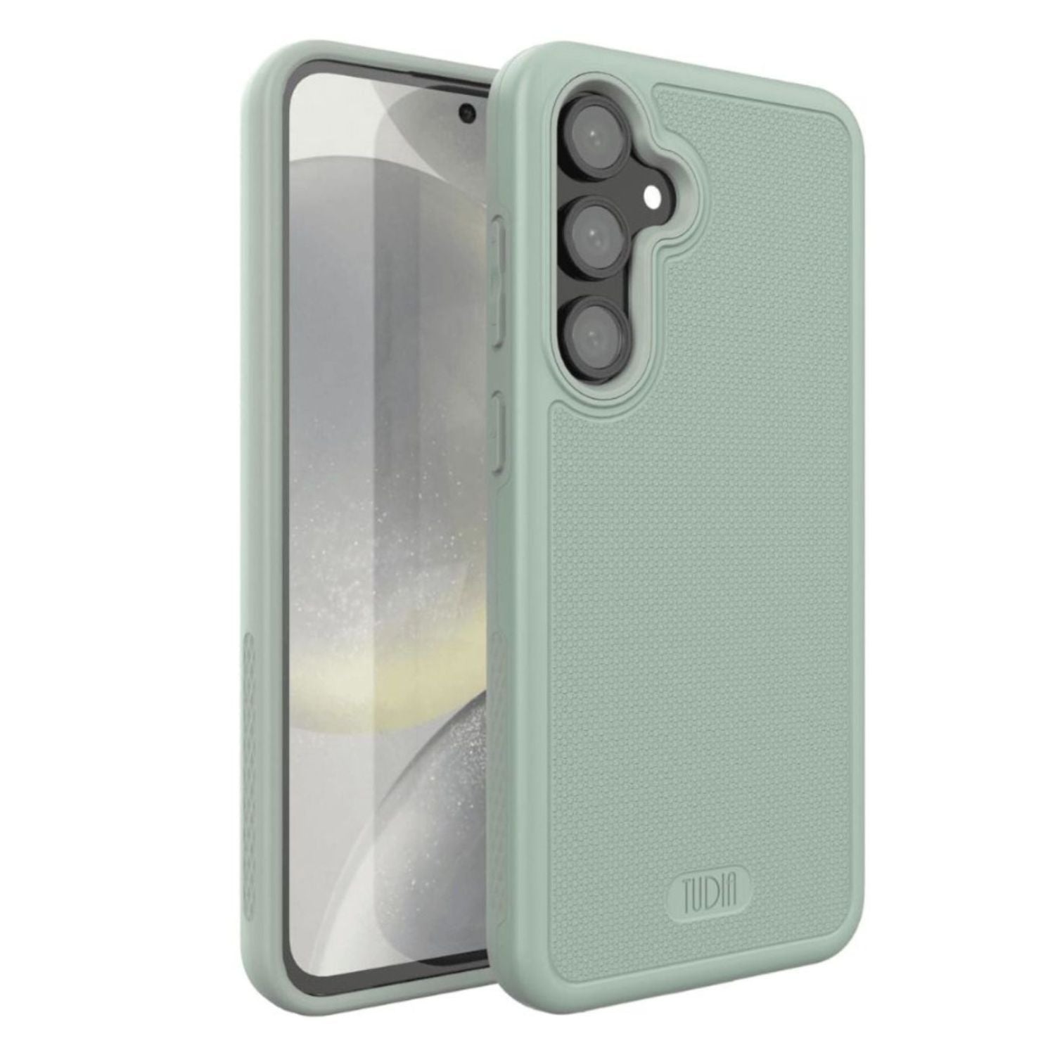 Samsung Galaxy S24 FE MergeGrip Military Grade Dual Layer Protection - Rugged and Secure Protection - Heavy Duty Case - TUDIA Products -  Green Lily