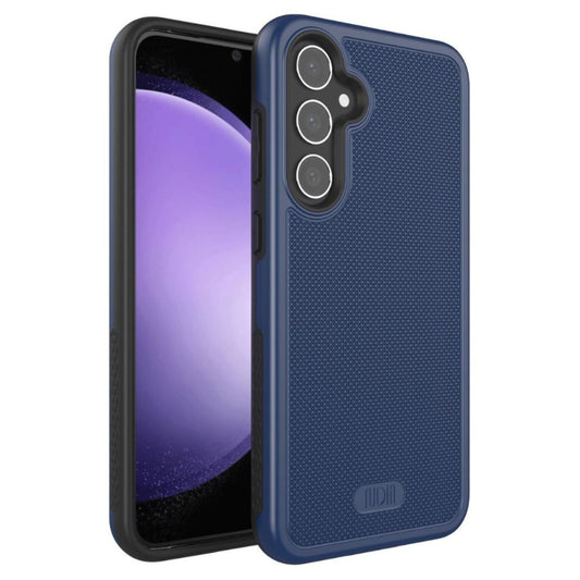 TUDIA MergeGrip Heavy Duty DualShield Case for Samsung Galaxy S24 FE - Rugged and Secure Protection - Indigo Blue