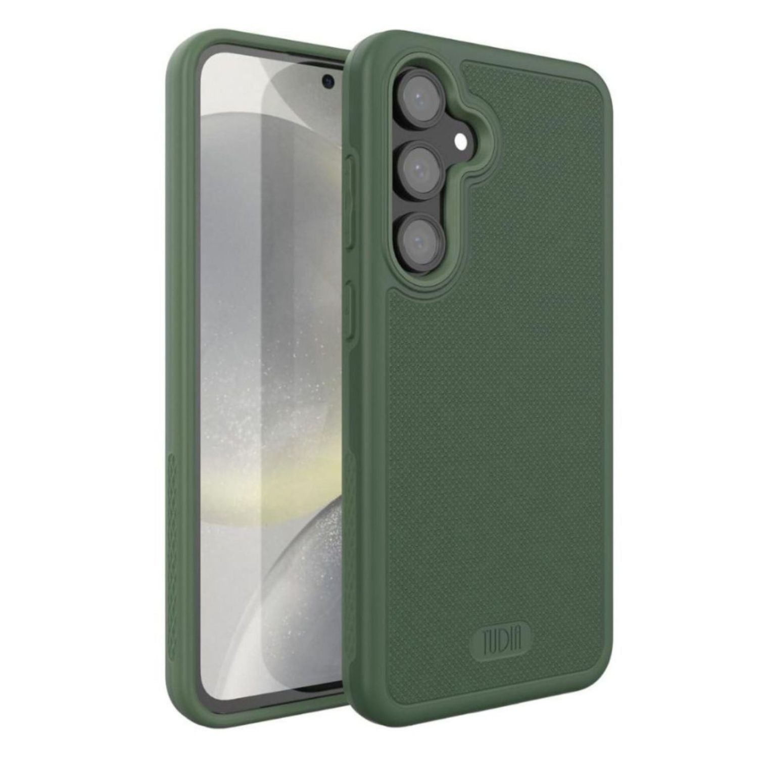 Samsung Galaxy S24 FE MergeGrip Military Grade Dual Layer Protection  Rugged and Secure Protection - Heavy Duty Case - TUDIA Products Pine Green