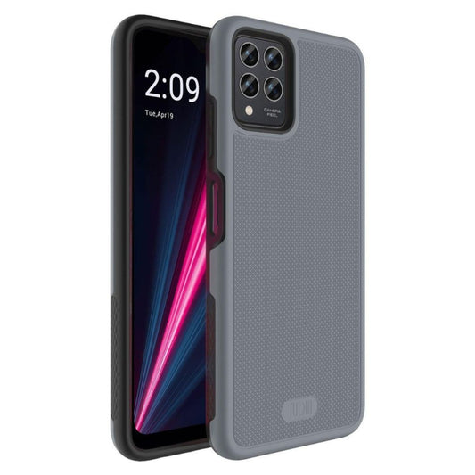 TUDIA MergeGrip Heavy Duty DualShield Case for T-Mobile REVVL 6 Pro 5G - Rugged and Durable Defense