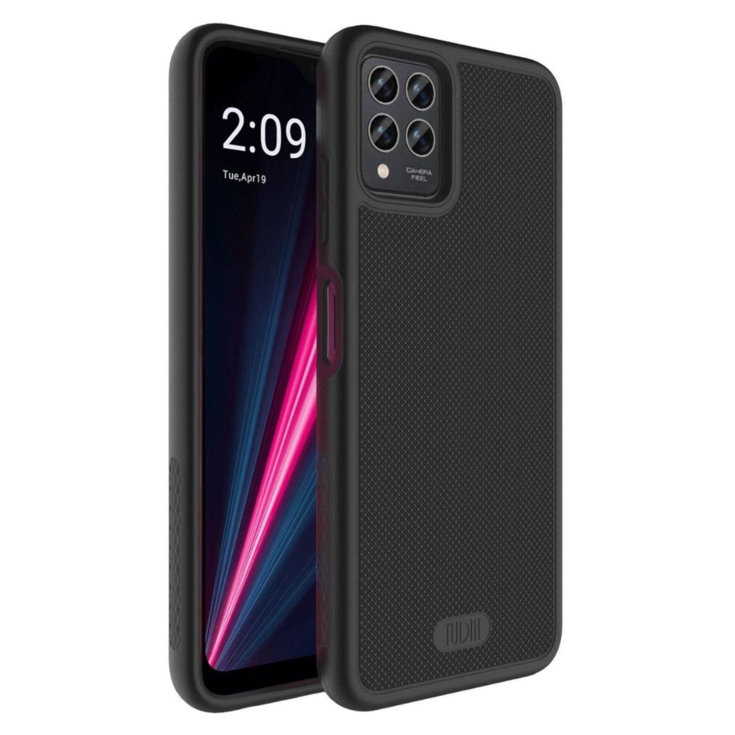 TUDIA MergeGrip Heavy Duty DualShield Case for T-Mobile REVVL 6 Pro 5G - Rugged and Durable Defense 