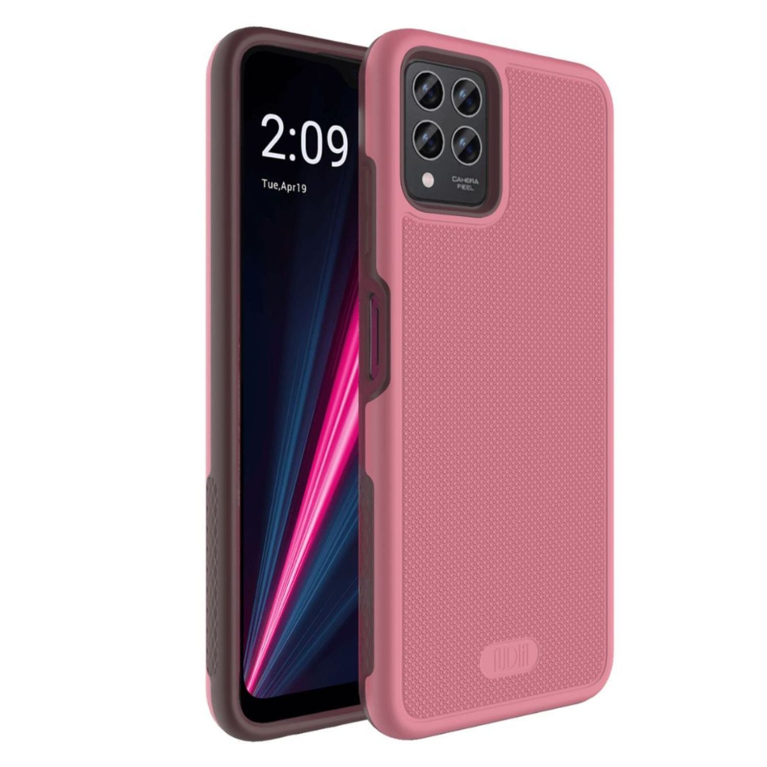 TUDIA MergeGrip Heavy Duty DualShield Case for T-Mobile REVVL 6 Pro 5G - Rugged and Durable Defense