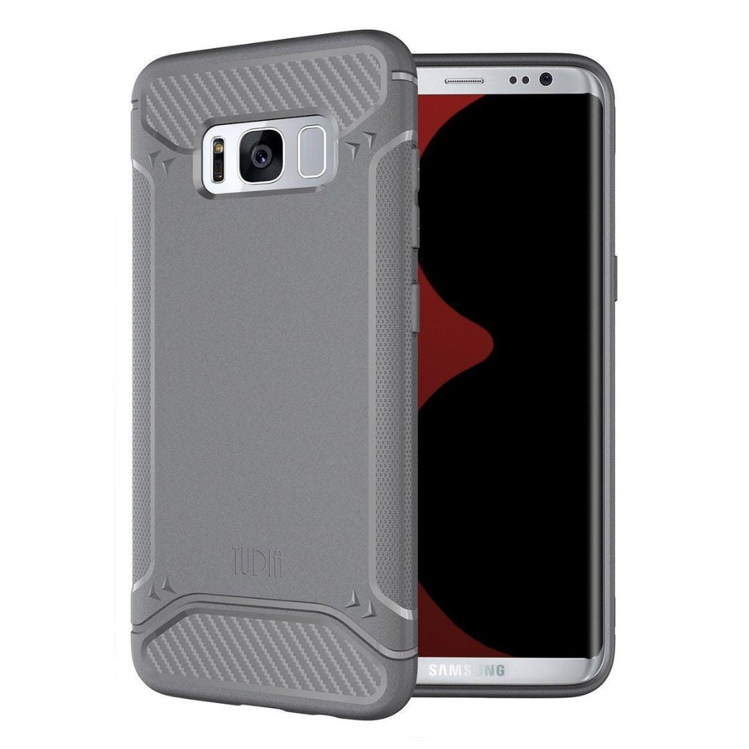 Samsung Galaxy S8 Plus Case TAMM Carbon Fiber Grip - TUDIA Products