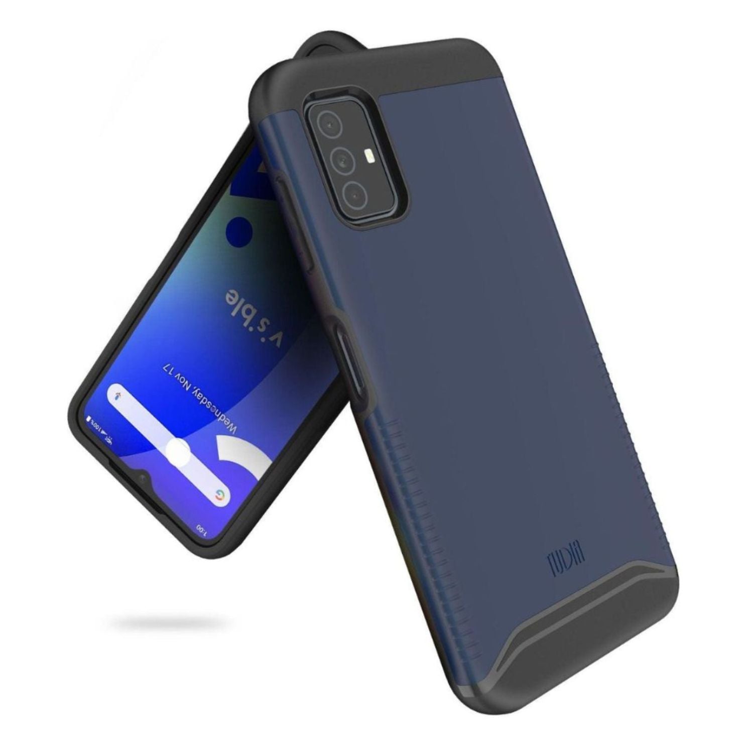 Visible Midnight MERGE Case in Indigo Blue – Heavy Duty Dual-Layer Protection for Your Phone - TUDIA Products