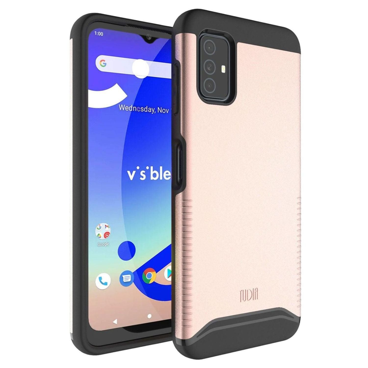 Rugged MERGE Heavy Duty Dual Layer Case for Visible Midnight - Maximum Protection - TUDIA Protection