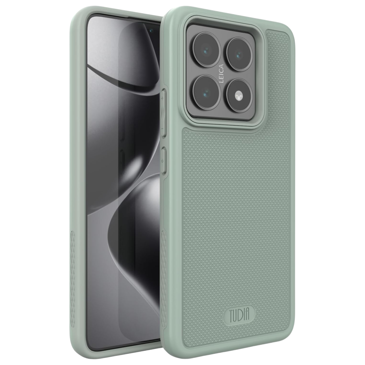 TUDIA MergeGrip Heavy Duty Case for Xiaomi 14T 5G (2024) - Rugged and Secure Protection - Green Lily
