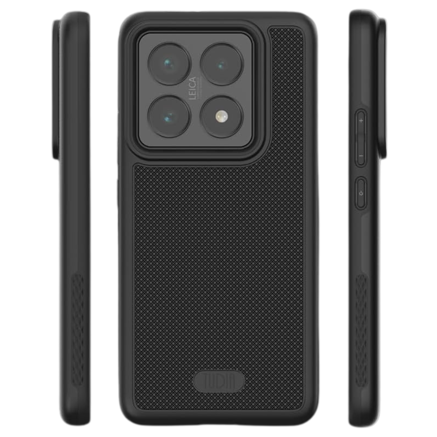 Jet Black MergeGrip Heavy Duty Case for Xiaomi 14T Pro 5G (2024) – Rugged Shockproof Protective Phone Cover