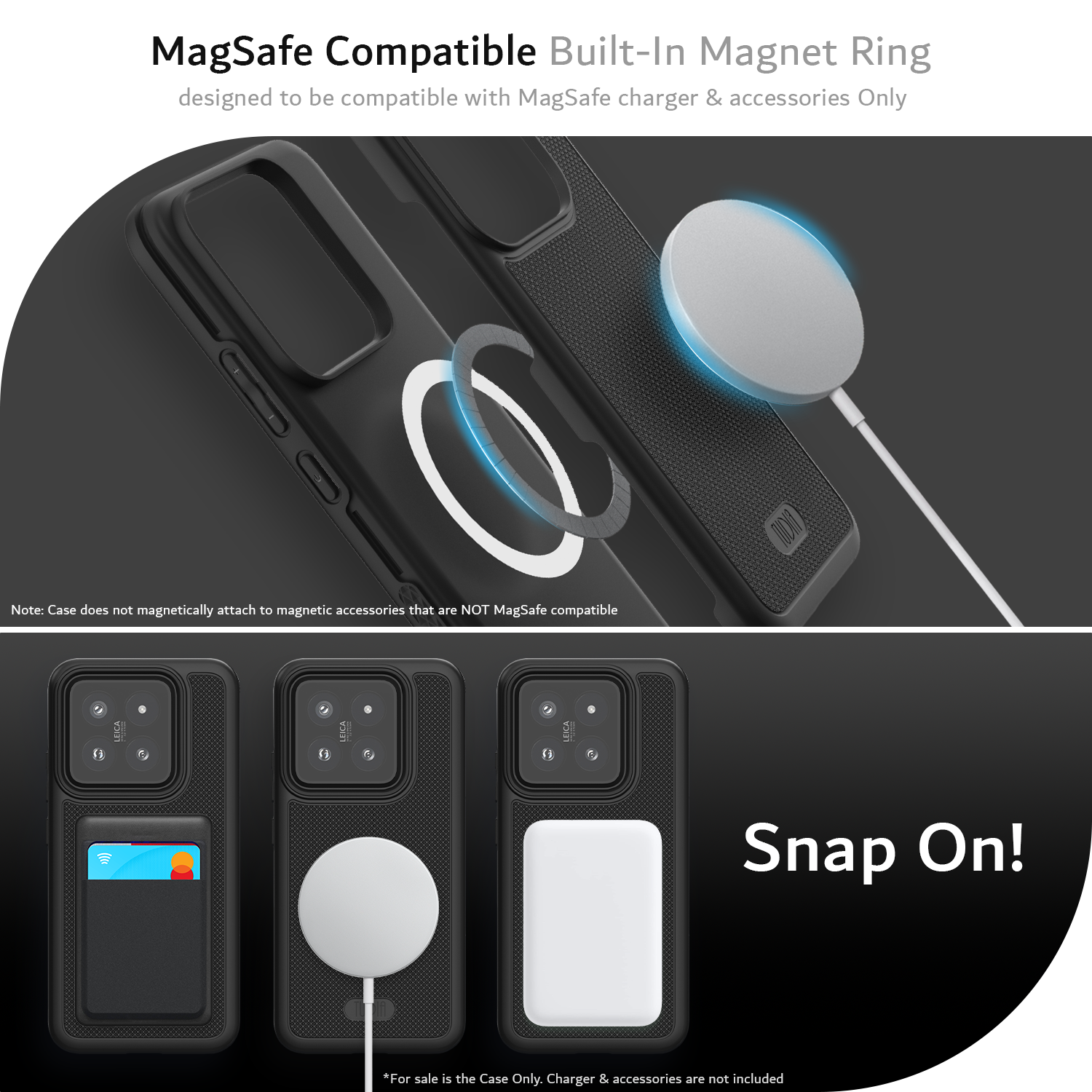 Xiaomi 14 5g (2024) Case MergeGrip Magsafe Heavy Duty - TUDIA Products