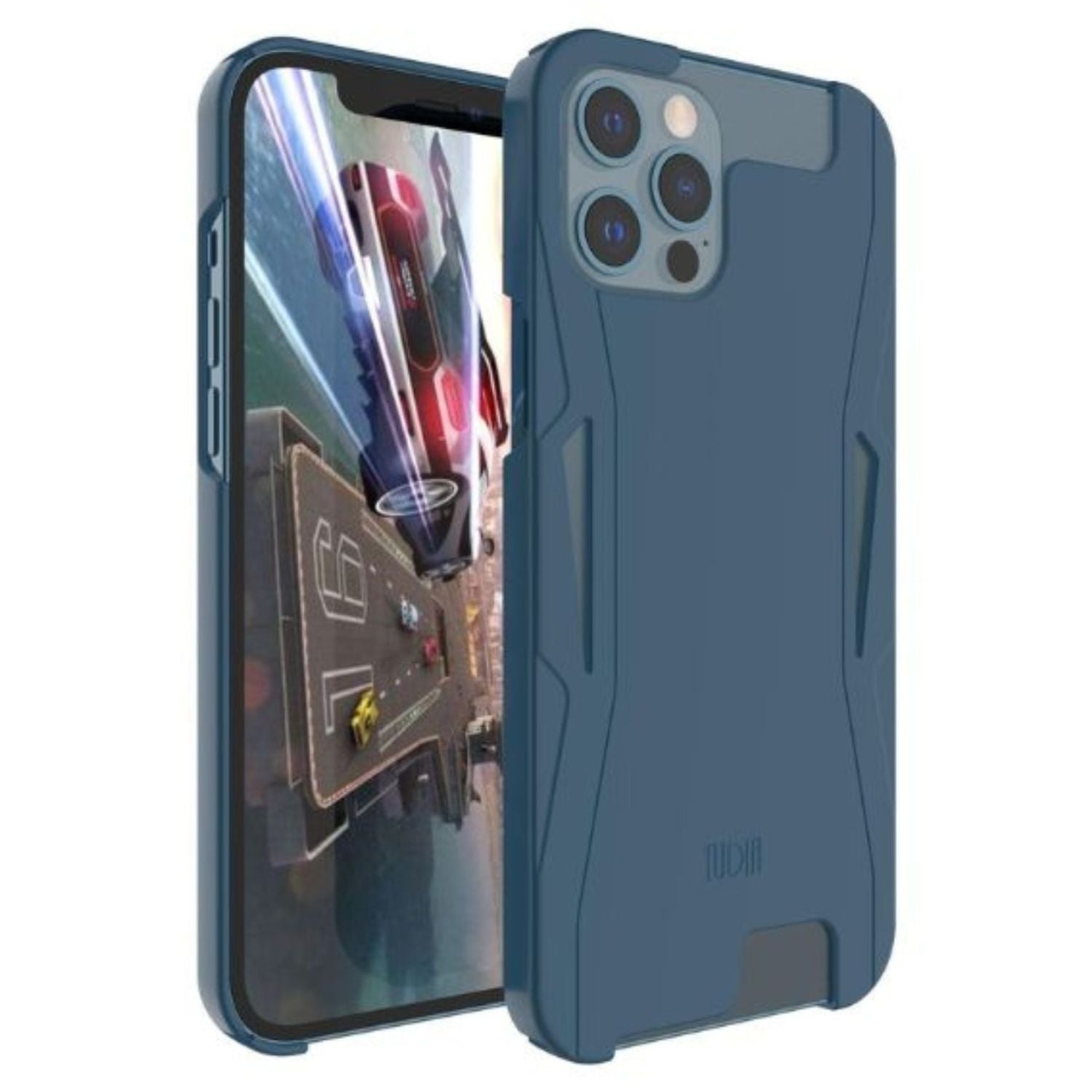 TUDIA LULA Protective Case for iPhone 12 Pro Max, Backbone One Compatible, Slim Blue Cover
