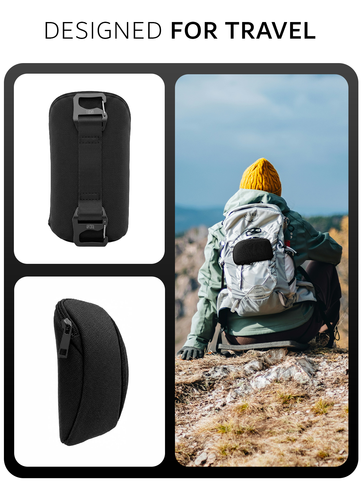 EVA G-Hooks Sunglass Holder Compatible with TUMI Alpha Bravo Series