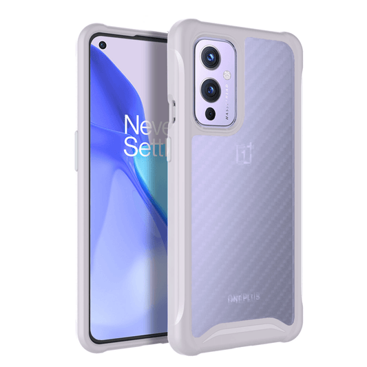 OnePlus 9 5G (2021) Case LUCION Carbon Hybrid Clear Hard Back