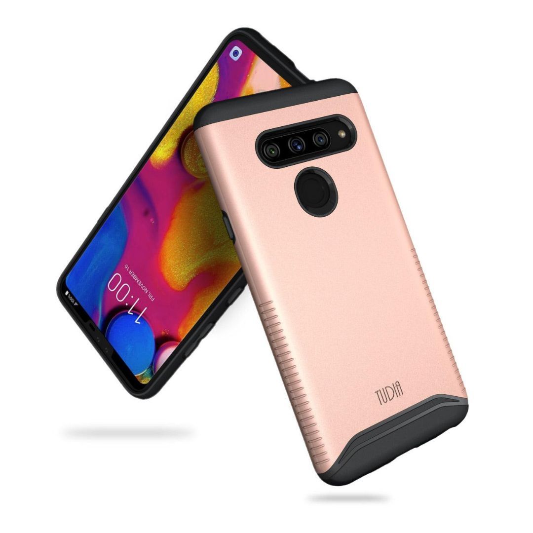 LG V40 ThinQ Case MERGE Heavy Duty Dual Layer - TUDIA Products