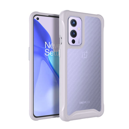 OnePlus 9 5G (2021) Case LUCION Carbon Hybrid Clear Hard Back - TUDIA Products