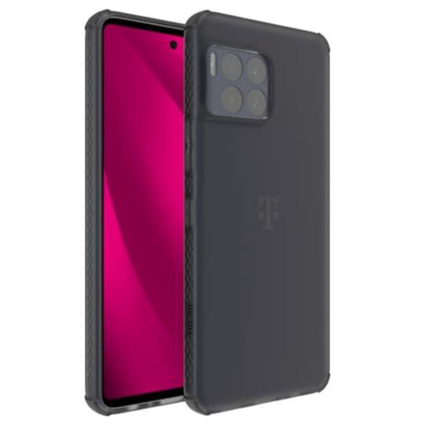 T-Mobile Revvl 7 Pro 5G (2024) Semi-Transparent Case Heavy Duty DualShield