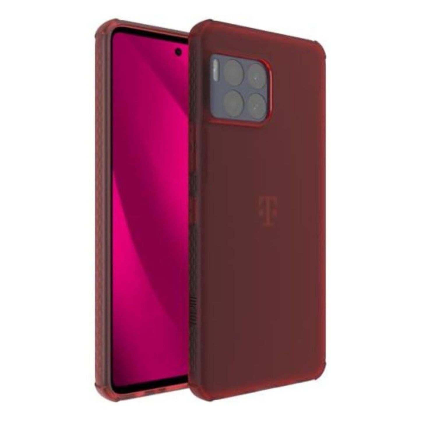 T-Mobile Revvl 7 Pro 5G (2024) Semi-Transparent Case Heavy Duty DualShield