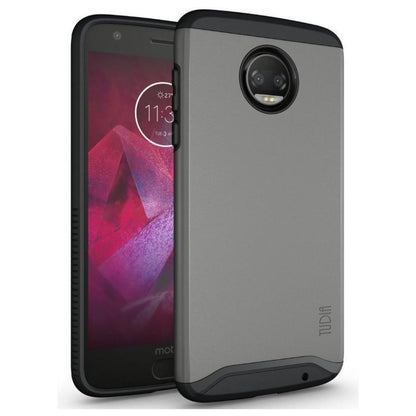 Motorola Moto Z Force (2nd Generation), Moto Z2 Force Droid Edition Case MERGE Heavy Duty Dual Layer - TUDIA Products