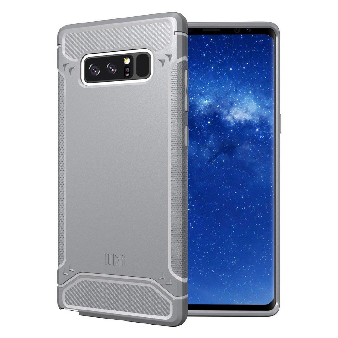 Samsung Galaxy Note 8 Case TAMM Carbon Fiber Grip - TUDIA Products