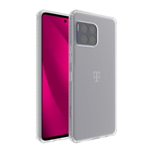 T-Mobile Revvl 7 Pro 5G (2024) Semi-Transparent Case Heavy Duty DualShield