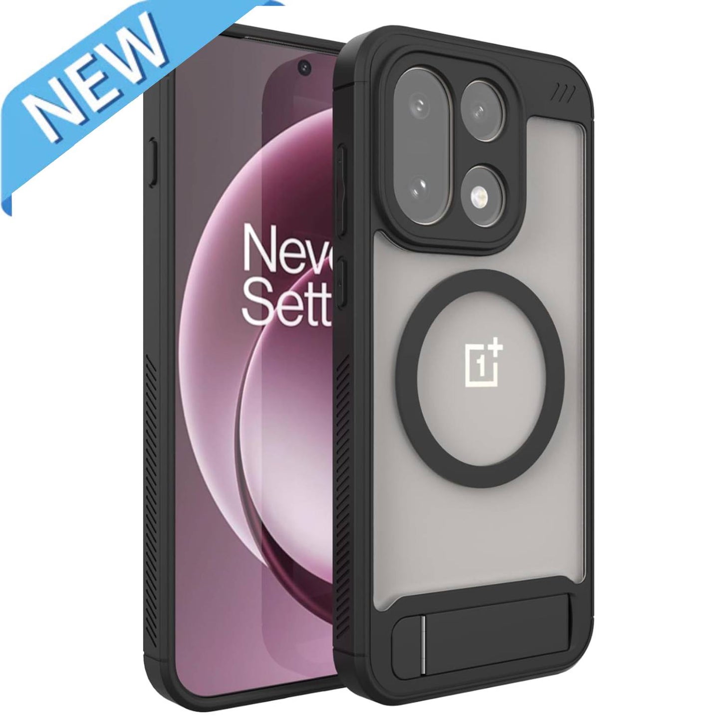 OnePlus 15 5G (2025) MagSafe Kickstad Case Lucion with Built-In Magnet