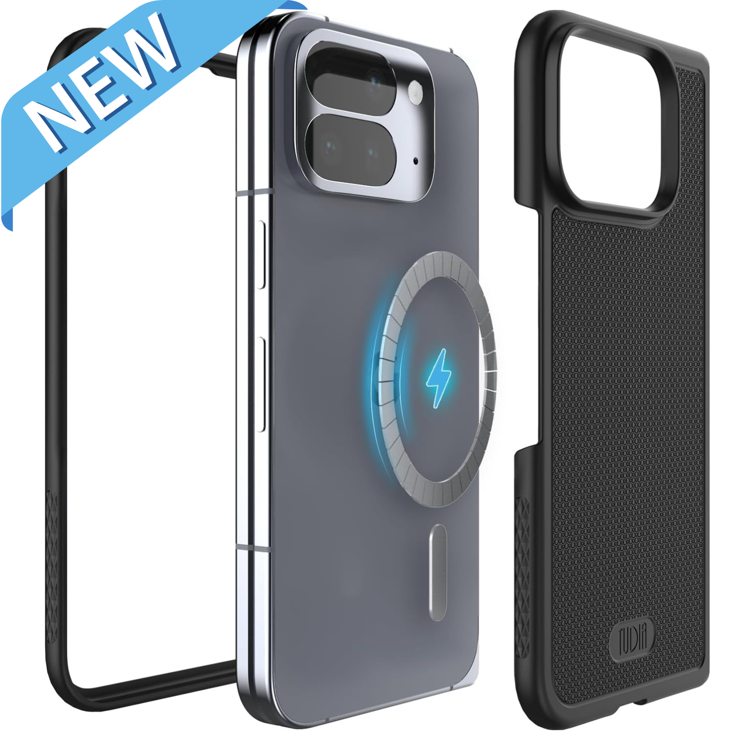 Google Pixel 10 Pro Fold 2025 [Pixelsnap & MagSafe Compatible] Compatible Case MergeGrip with Built-In Magnet