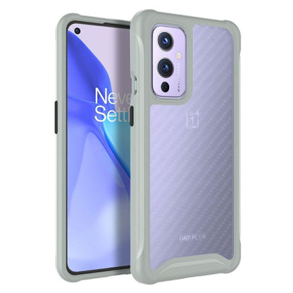 OnePlus 9 5G (2021) Case LUCION Carbon Hybrid Clear Hard Back