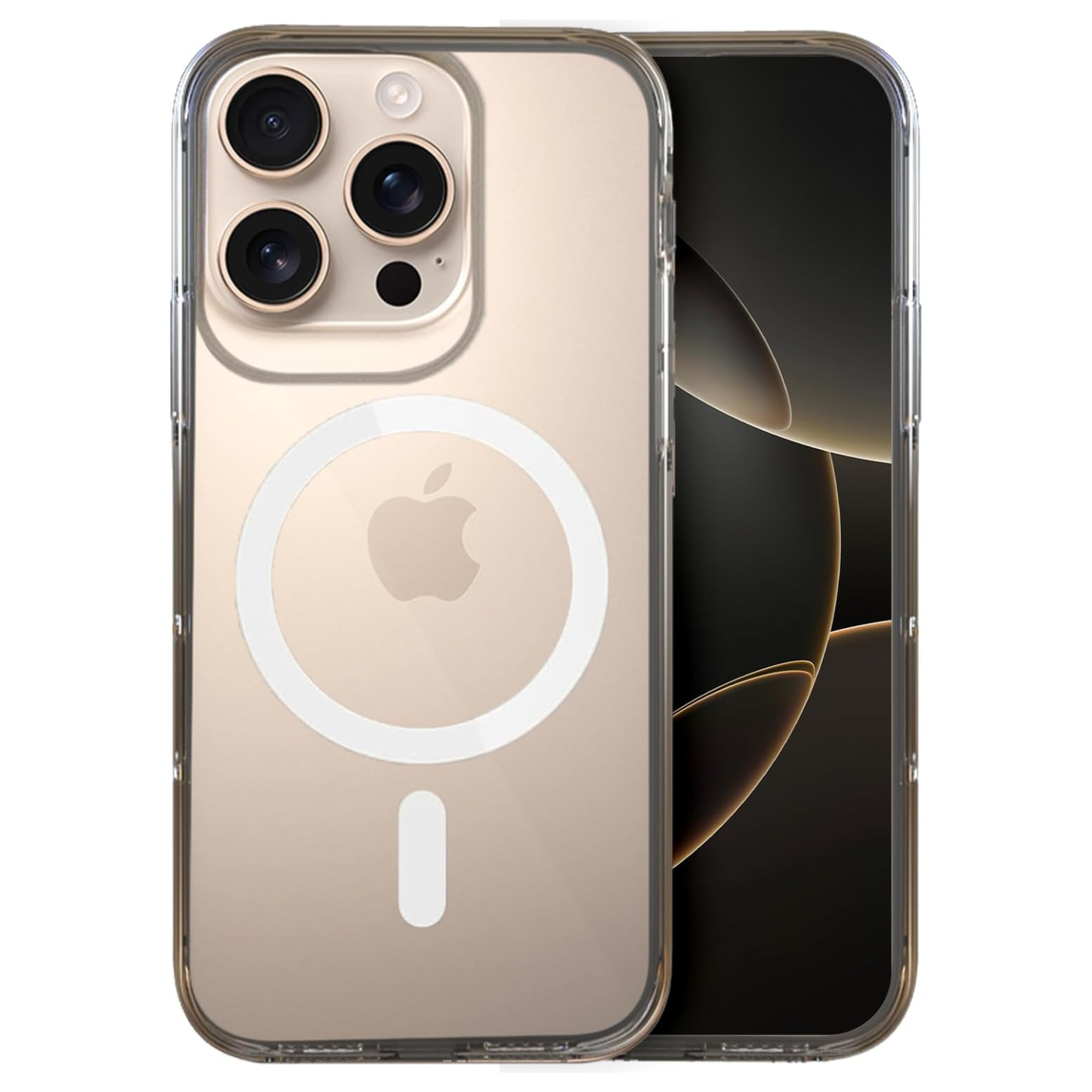 Apple iPhone 16 Pro Max LUCION Magsafe Transparent Anti-Yellowing Case