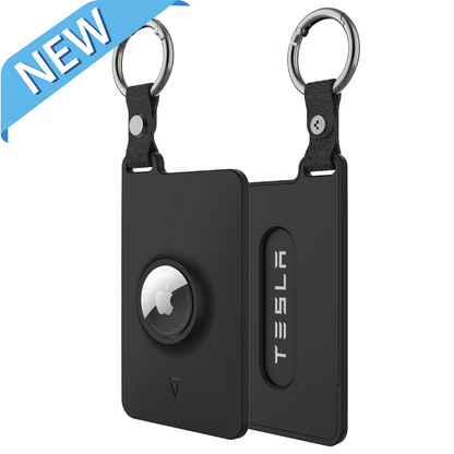 Card Holder Case Designed for TeslaKey Card with Airtag Slot - [2 Pack] KeyCard Cover for Model 3 Y S X Cybertruck